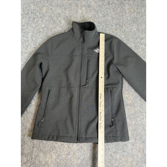 Womens The North Face Soft Shell Jacket Wind Wall dark grey/charcoal Size medium - Picture 16 of 16